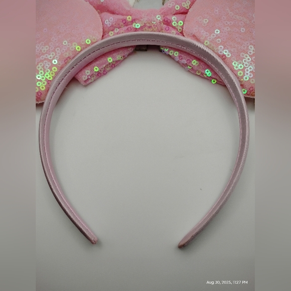 Disney Pink Sequin Disney Castle Castle Headband Brand-new - Picture 3 of 3